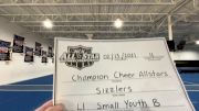 Champion Cheer - Sizzlers [L1 Youth - Small - B] 2021 NCA All-Star Virtual National Championship