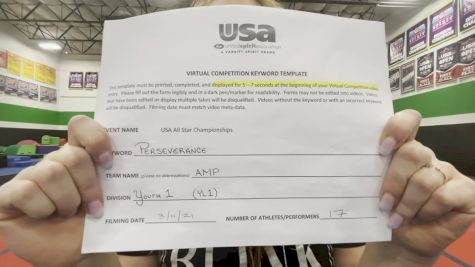 CheerForce Arizona - Amp [L1 Youth] 2021 USA All Star Virtual Championships