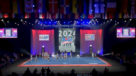 University Cheer Force - Firestorm [2024 L6 Limited Senior Small Coed Finals] 2024 The Cheerleading Worlds