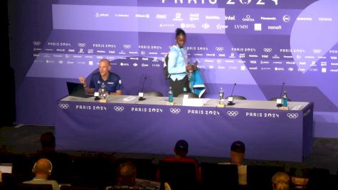 Julien Alfred After Winning Women's 100m Olympic Gold At 2024 Paris Olympics