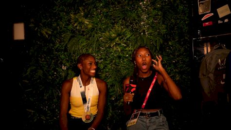 Melissa Jefferson-Wooden Champion and WORLD LEAD