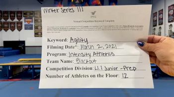 Intensity Athletics [L1.1 Junior - PREP] 2021 Varsity Virtual Competition Series - Prep & Novice I