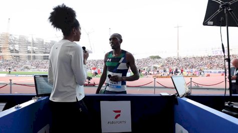 Jonah Koech wins the Mens 1500m at the 2025 Rabat Diamond League
