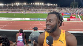 Rasheed Broadbell Talks Lausanne Diamond League 110mH Win Over Olympic Champ