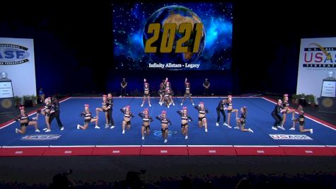 Infinity Allstars - Legacy [2021 L6 International Open Coed Non Tumbling Finals] 2021 The Cheerleading Worlds