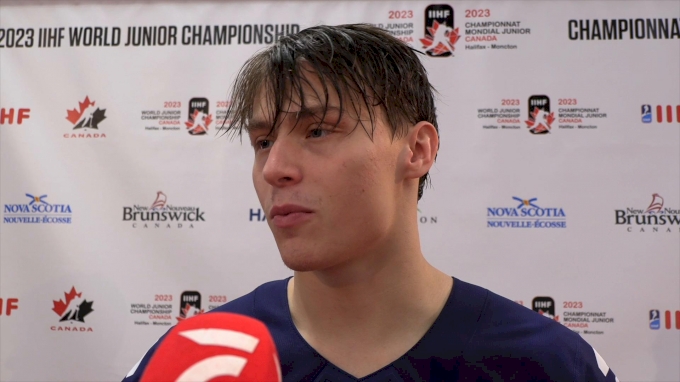 Jets Prospect Rutger McGroarty On USA's Win Over Finland