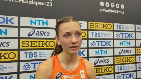 Femke Bol Embraces Championship Atmoshphere