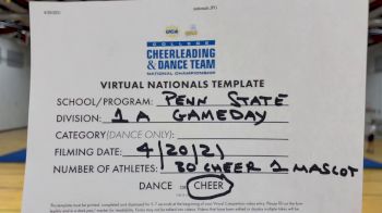 Pennsylvania State-University Park [Virtual Division IA Game Day - Cheer Finals] 2021 UCA & UDA College Cheerleading & Dance Team National Championship