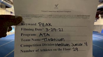 ATA - Titanium [L4 Junior] 2021 The Regional Summit Virtual Championships