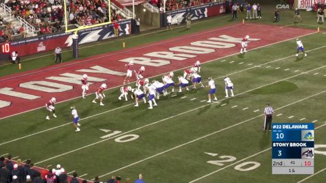 WATCH: Delaware's Marcus Yarns Scores Before Halftime