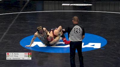 141 lb Quarterfinal, Brock Hardy, Nebraska vs Parker Filius, Purdue