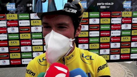 Primoz Roglic Left Alone, But Unfazed As Paris-Nice Faces Mountains