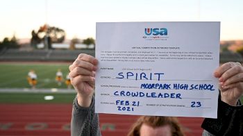 Moorpark High School [Crowdleader] 2021 USA Virtual Spirit Regional #3