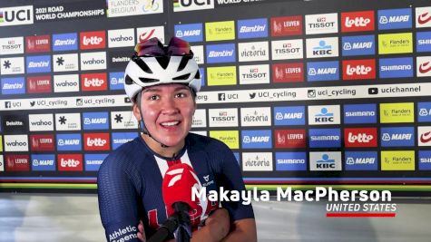 Makayla MacPherson Beaming After U.S. Junior Women's Success In Road Race