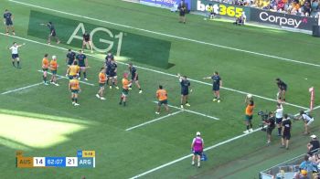 Wallabies Star Joseph-Aukuso Suaalii Scores Second Try vs. Argentina