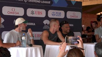 Emmanouil Karalis, Sam Kendricks Shoot The Breeze At Lausanne Diamond League Press Conference 2025