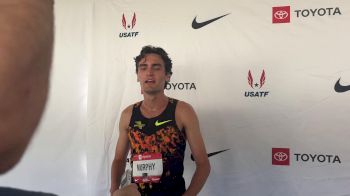Liam Murphy Earns His First 1500m Auto Qualifier as a Pro | Post-Race Interview 2026 USATF