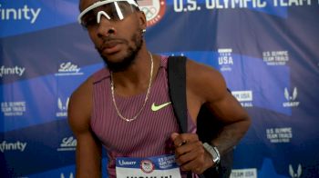 Brandon Hicklin Moved To The Final In The 100m