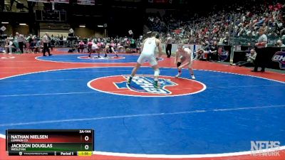 3A-144 1st Place Match - Nathan Nielsen (Lumpkin Co.) vs Jackson Douglas (Wesleyan)