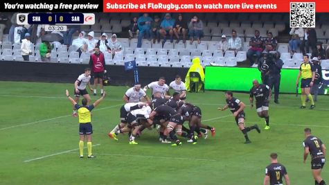 Siya Kolisi Try - Sharks v Saracens - 2025-2026 Champions Cup Round 2