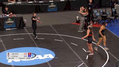 160 lb Semifinal, Tiffani Baublitz, East Stroudsburg vs Savannah Gomez, McKendree