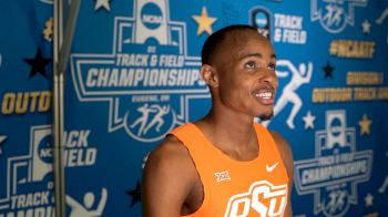 Brian Mausau After Securing The Men's NCAA 5000m Championship