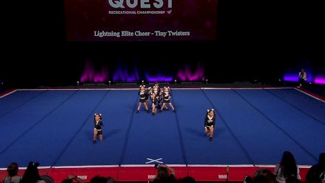 Lightning Elite Cheer - Tiny Twisters [2022 L1 Performance Rec - 6Y (NON) - Small Semis] 2022 The Quest