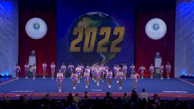The Stingray Allstars - Marietta - Orange [2022 L6 Senior Large All Girl Semis] 2022 The Cheerleading Worlds