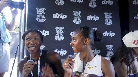 Masai Russell Runs 12.17! 🇺🇸 American Record & #2 All-Time | Miami Grand Slam Interview