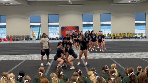 Alma College [All-Girl Group Stunt] 2025 NCA College Camps: Partner & Group Stunt