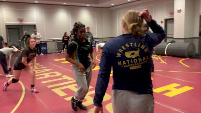 The PA and NJ Women's All Stars Getting Loose The Day Before 2025 Pittsburgh Wrestling Classic