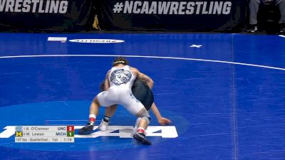 157 lb Quarterfinal, Austin O'Connor, North Carolina vs Will Lewan, Michigan