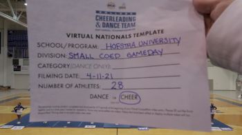 Hofstra University [Virtual Small Coed Game Day - Cheer Semi Finals] 2021 UCA & UDA College Cheerleading & Dance Team National Championship