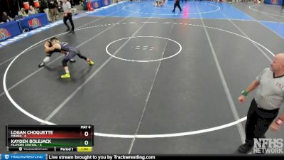 Logan Choquette&nbsp;over&nbsp;Kayden Bolejack