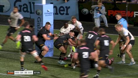 Freddie Clarke with a Spectacular Long Try vs Saracens