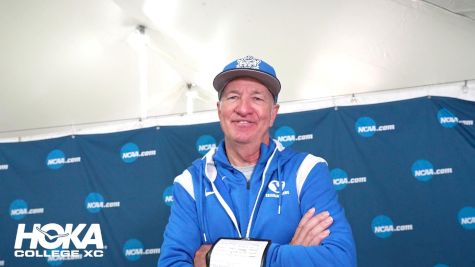 Coach Ed Eyestone Was HYPED UP After Winning The BYU Men Win The 2024 NCAA XC Championship