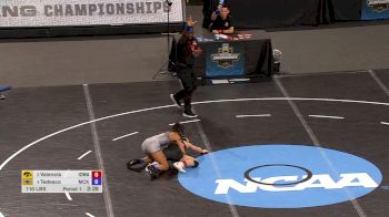 110 lb Quarterfinal, Nyla Valencia, Iowa vs Gabby Tedesco, McKendree