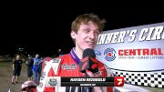 Hayden Reinbold Reacts After Scoring Salt City 100 In USAC Silver Crown Debut