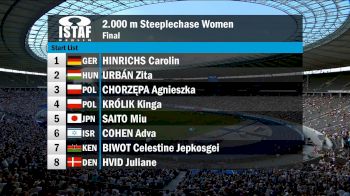 2000m Steeplechase WORLD LEAD at ISTAF Berlin