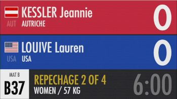 57 kg Repechage - Lauren Louive, USA vs Jeannie Kessler, Austria