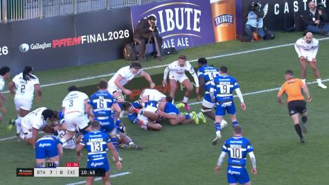 Alfie Barbeary with a Long Try vs Exeter Chiefs