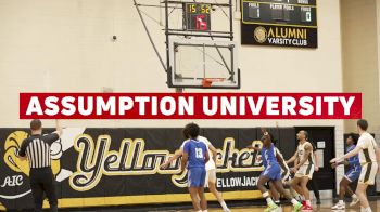 Assumption's Men's Basketball Head Coach, Scott Faucher, Mic'ed Up