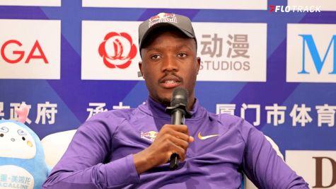 Letsile Tebogo | 2025 Xiamen Press Conference