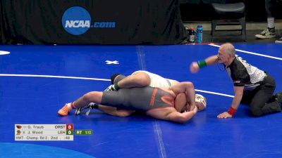 285 lb R16, Gary Traub, Oregon State vs Jordan Wood, Lehigh