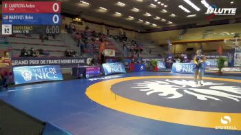 57 kg: Helen Maroulis vs Ambra Campagna (Italy)