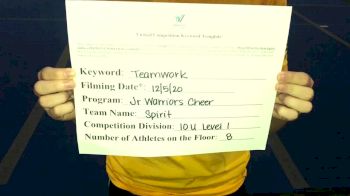 Averill Park Jr Warriors Cheer - SPIRIT [Level 1 L1 Traditional Recreation - 10 and Younger (NON)] Varsity All Star Virtual Competition Series: Event VII
