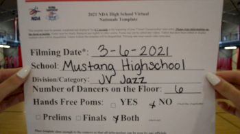 Mustang High School [Junior Varsity - Jazz Virtual Finals] 2021 NDA High School National Championship