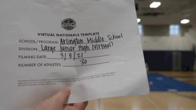 Arlington Middle School [Virtual Junior High Finals] 2021 UCA National High School Cheerleading Championship