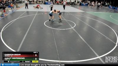 Garrison Brehm&nbsp;over&nbsp;Harley Winterrowd