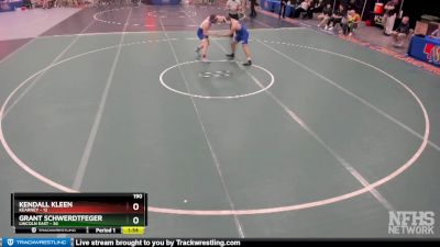 Grant Schwerdtfeger&nbsp;&nbsp;over&nbsp;Kendall Kleen